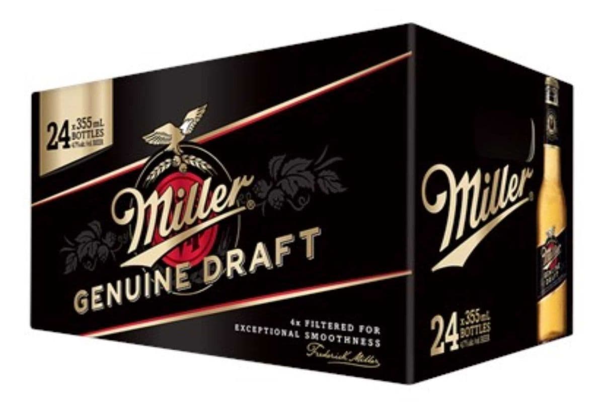 Miller Gen Draft 24 bottles (24 x 341 ml Bottle)