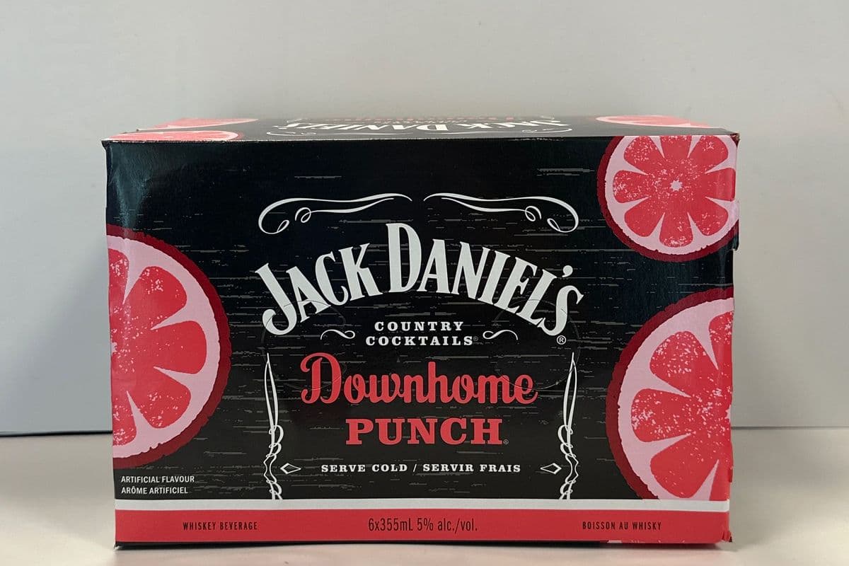 JD COUNTRY COCKTAILS DOWNHOME PUNCH 6 CANS (1 x 6x296 mL)