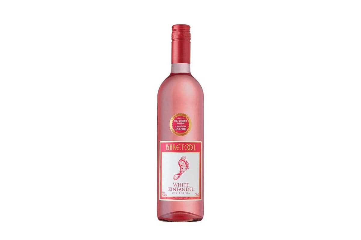 Barefoot White Zinfandel (1 x 750 ml Bottle)