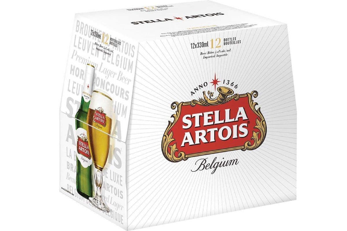 Stella Artois (12 Pack Bottles) (12 x 330ml)
