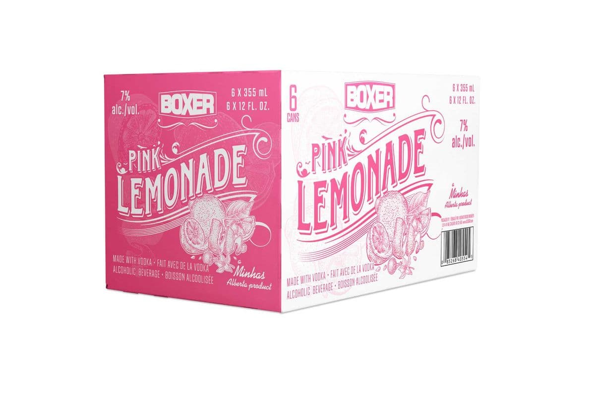 Boxer Vodka Pink Lemonade (6 Cans) (6 x 355ml)