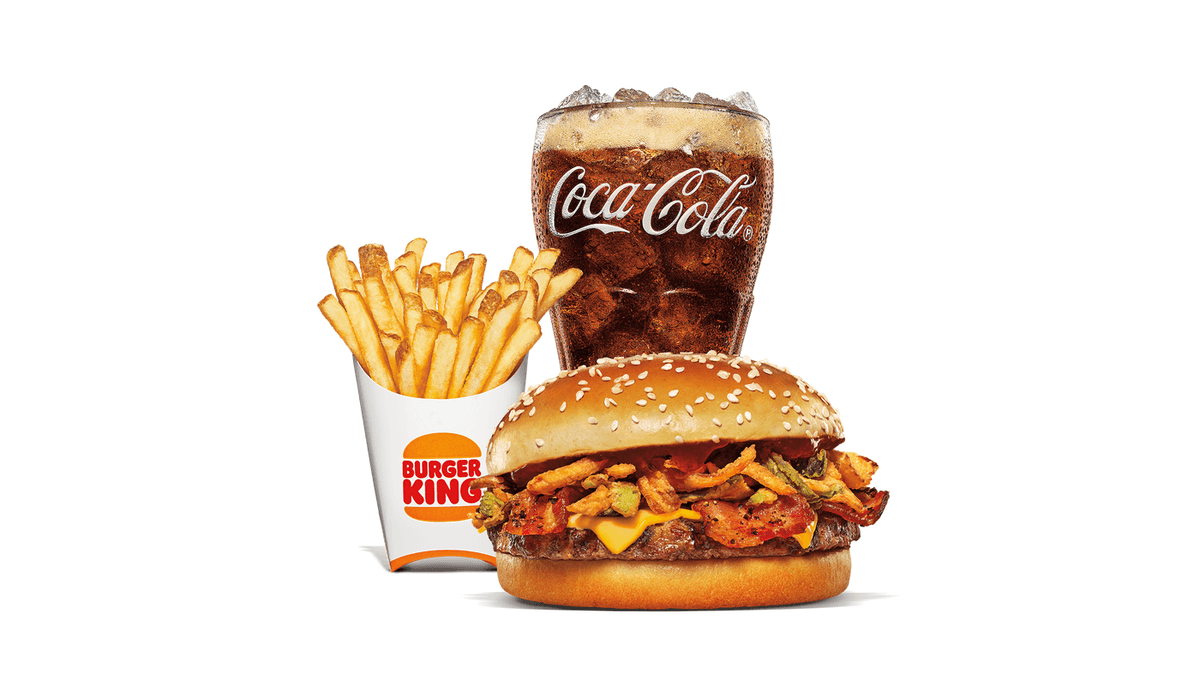 Trio Maple Bacon BBQ Whopper® format moyen