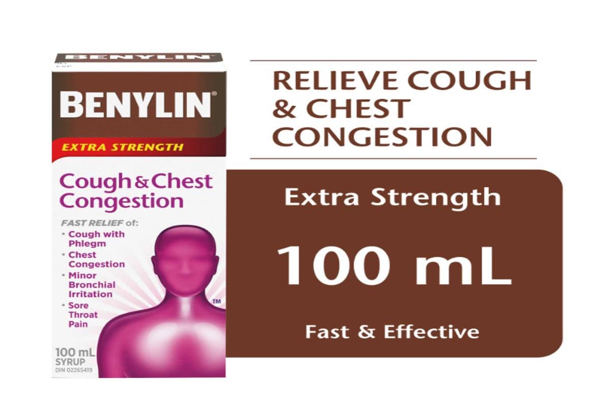 Benylin extra strength, cough and congestion 100 ml