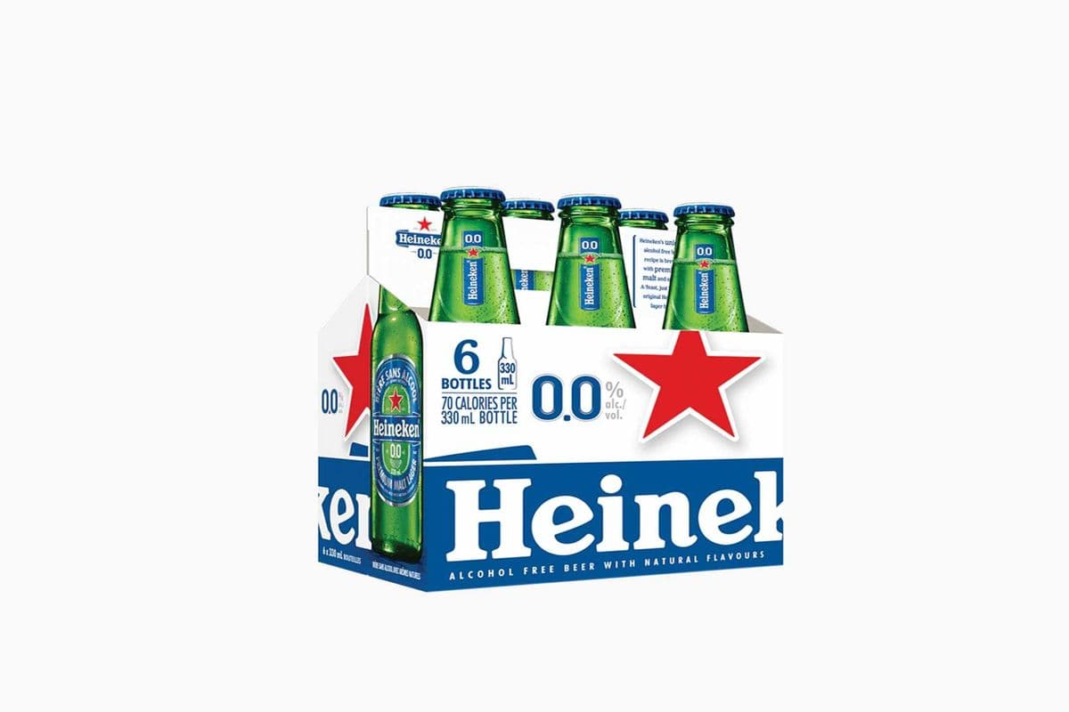 804475. HEINEKEN 0.0 (6 x 330ML (BOTTLES))