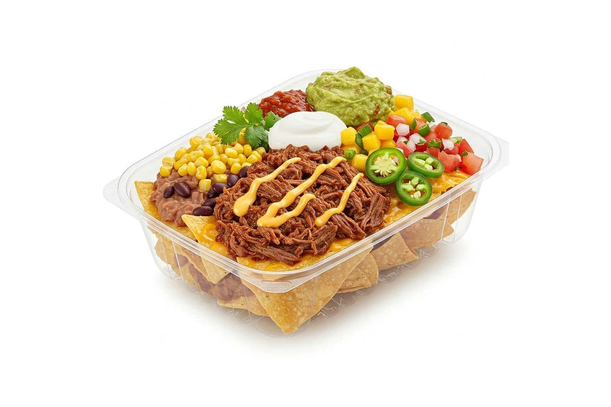 Beef Barbacoa Nacho Bowl