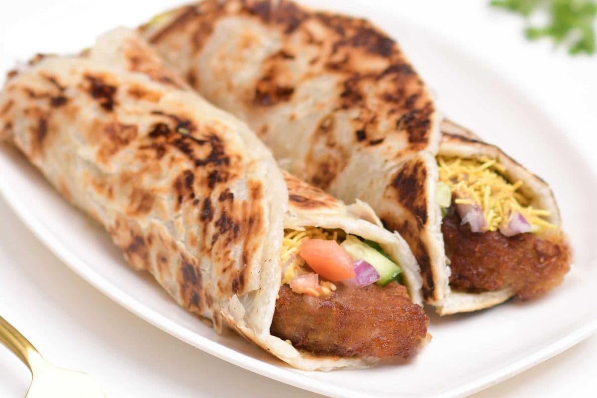 Aaloo Tikki Wrap