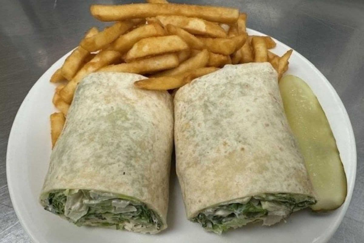 Chicken Caesar wrap