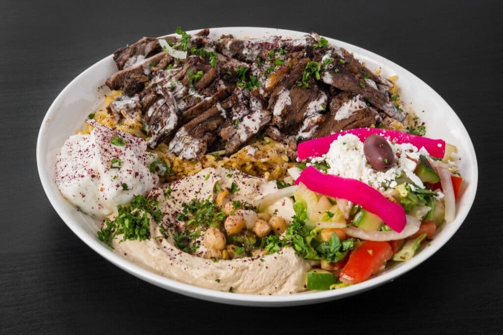 Beef Shawarma Platter