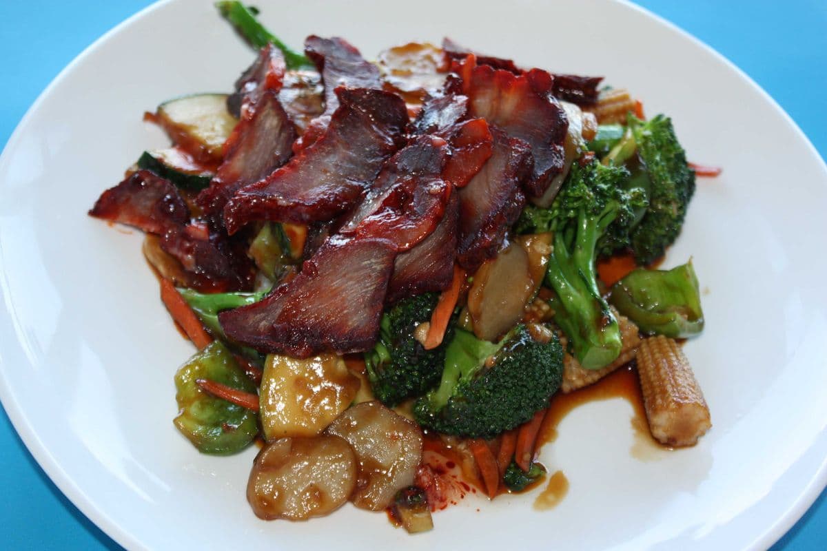Roast Pork with Mixed Vegetable