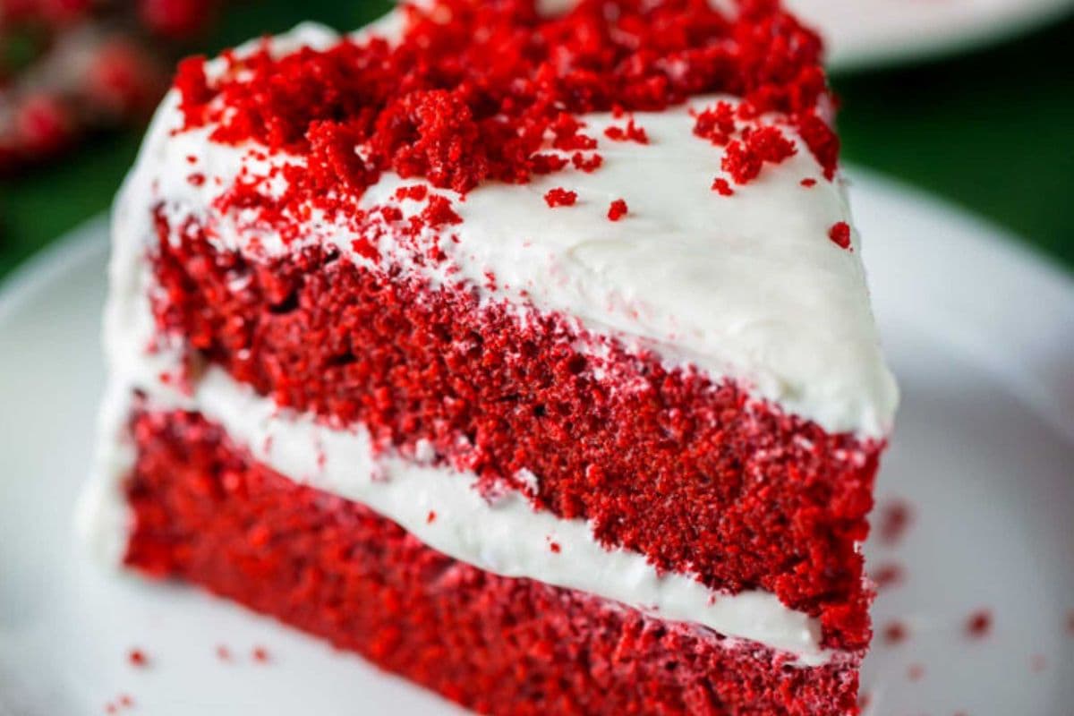 Red Velvet Cake Slice
