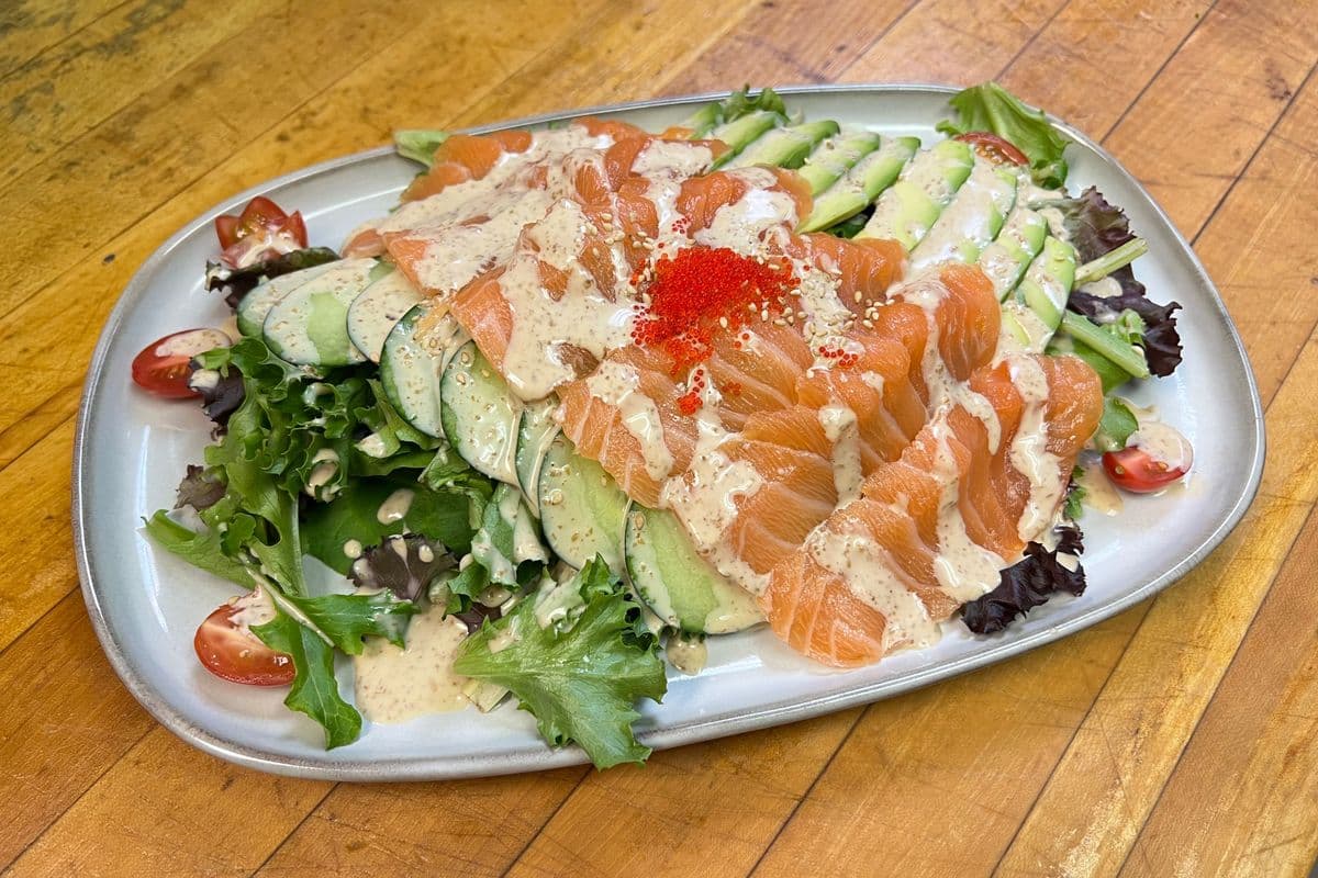 Salmon Sashimi Salad