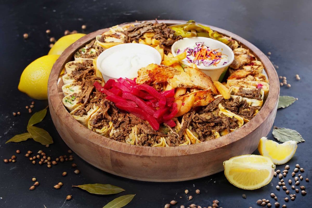 Beef Saj Family Platter