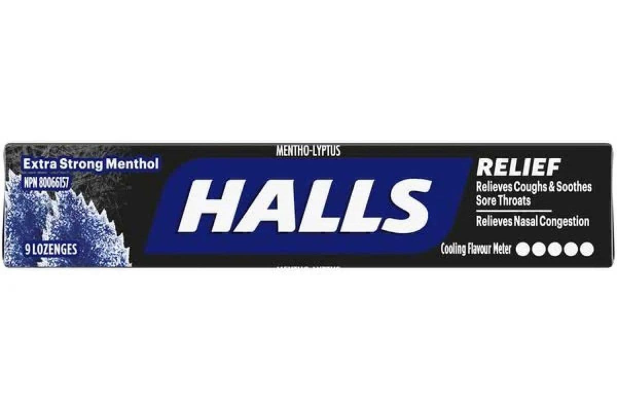 Halls Extra strong Menthol /9 Lozenges