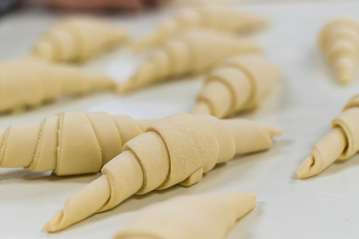 Croissants surgelés en paquet de 6