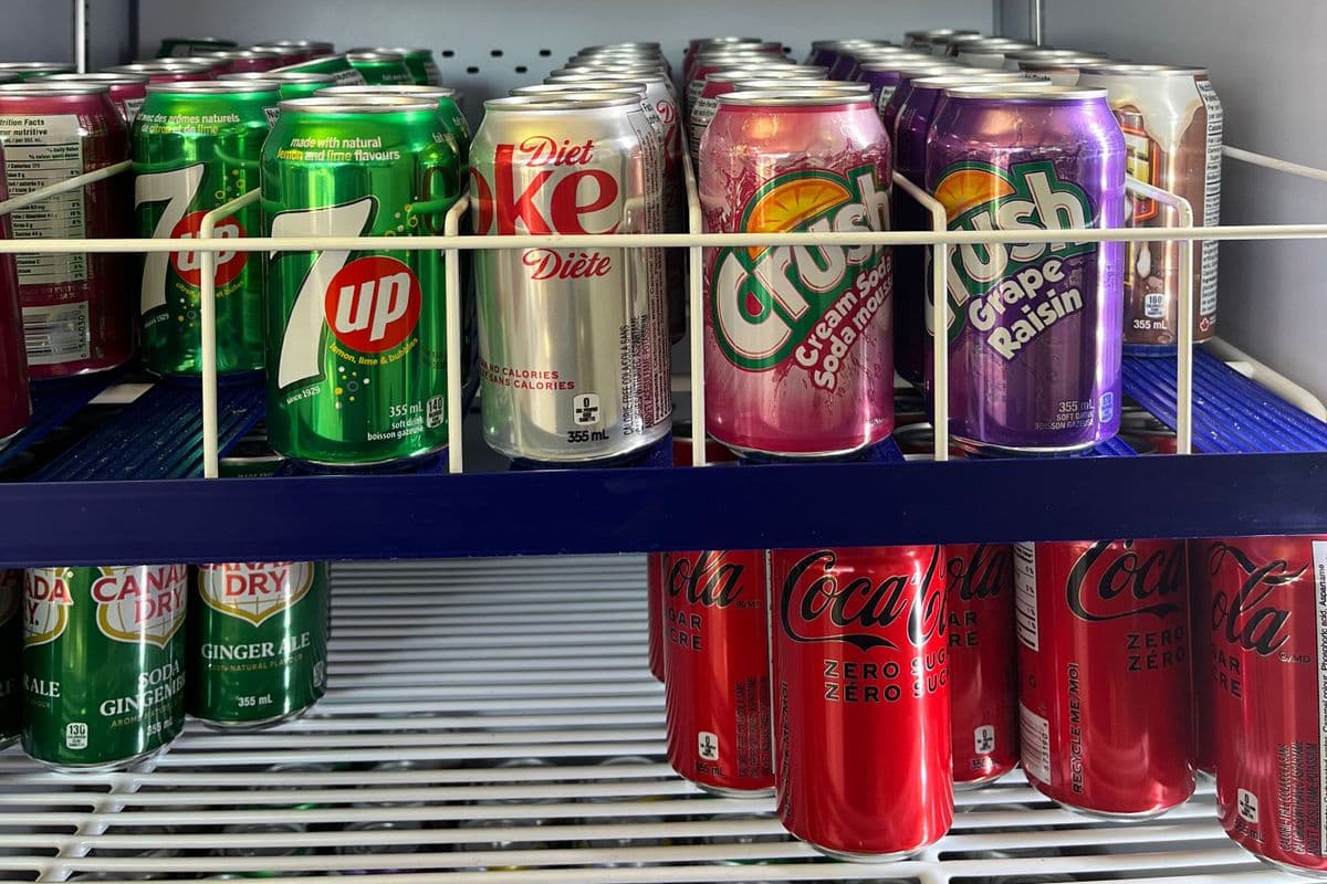 Six Pack of Canned Pop