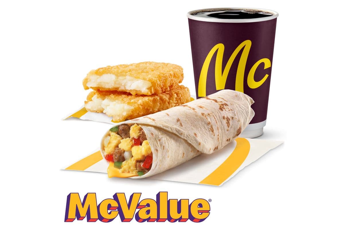 1 Breakfast Burrito McValue Meal [450.0 Cals]