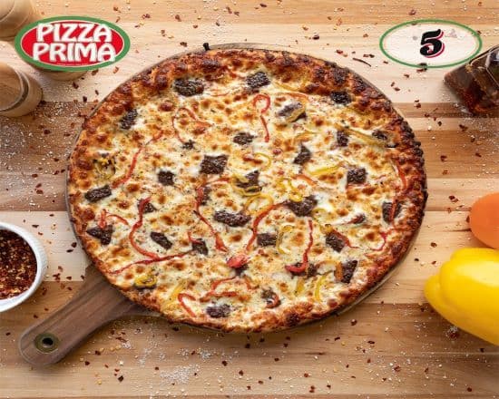 5. Pizza classique 10" au boeuf mexicain / 10" Classic Mexican Beef Pizza