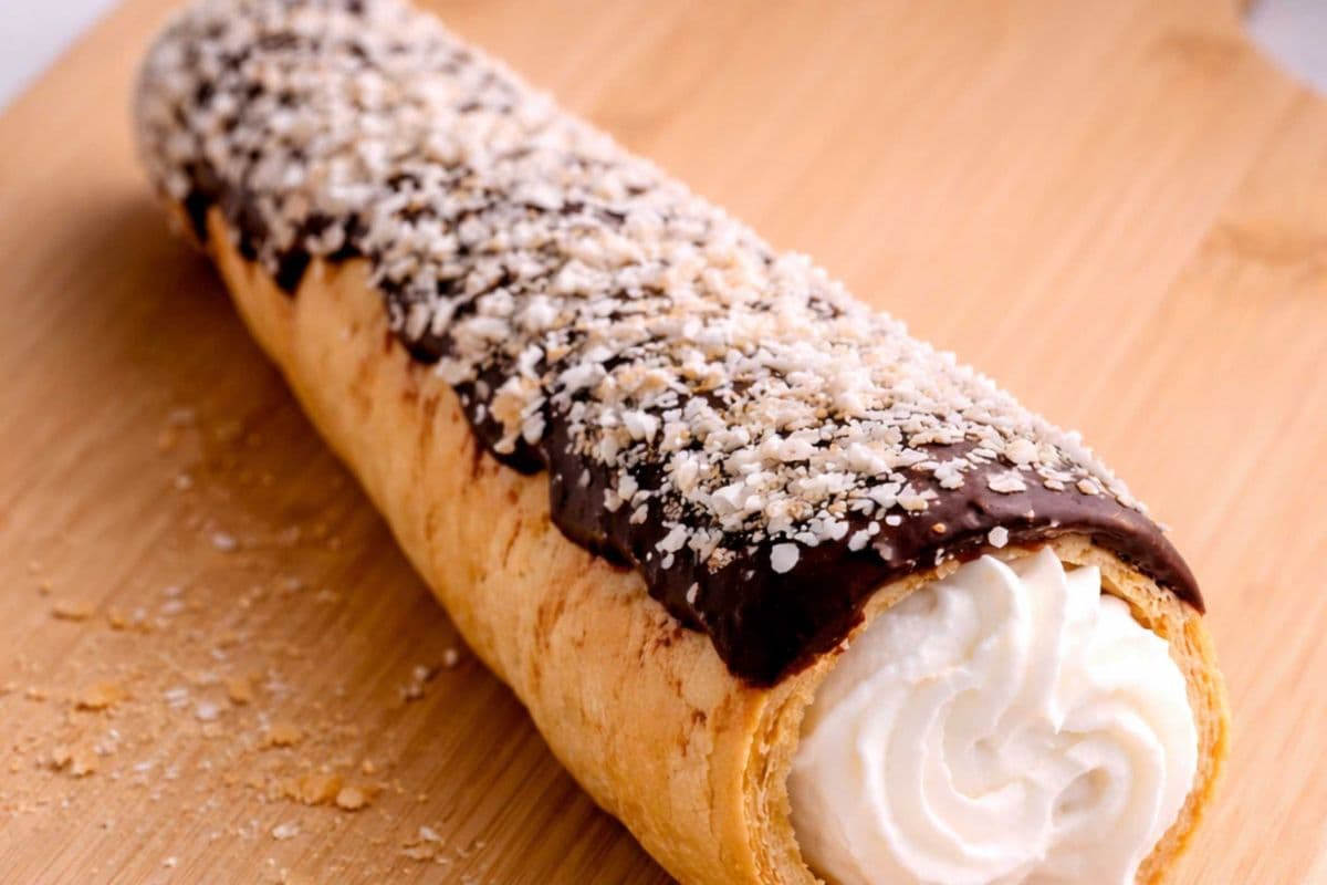 Coconut Cream Horn