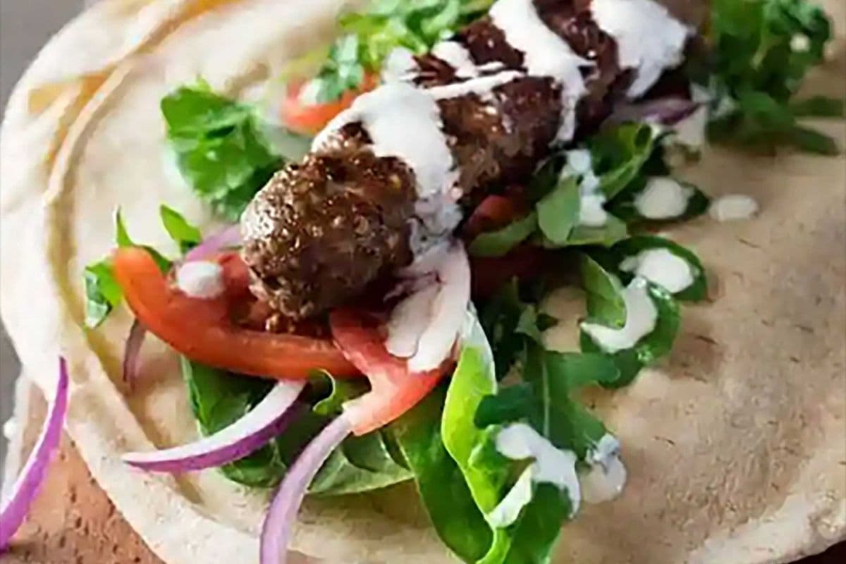 Lamb and Beef Kofta Wrap