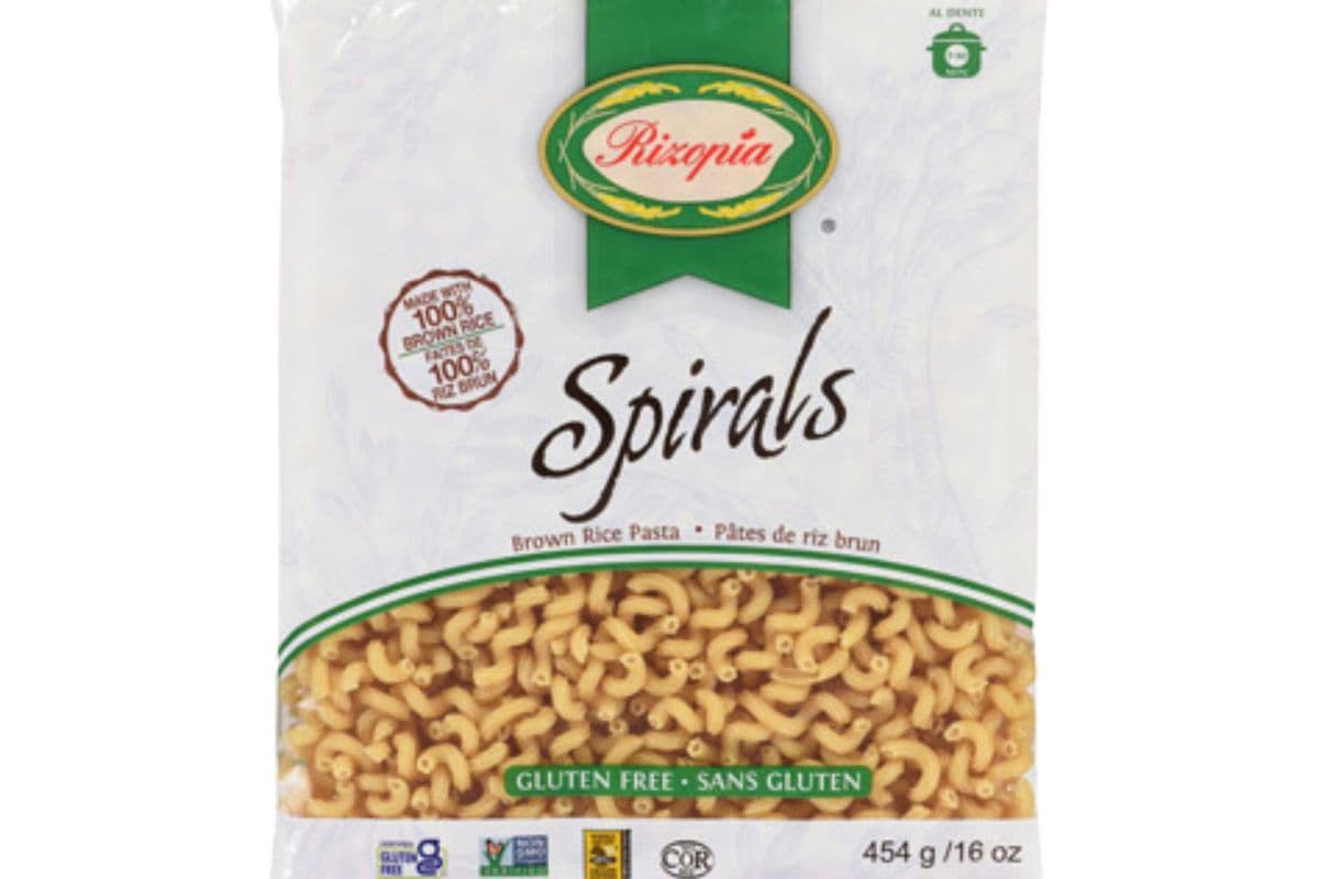 Spirals Rizopia Gluten Free Brown Rice Pasta