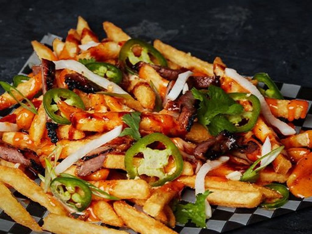 Korean BBQ Volcano Fries