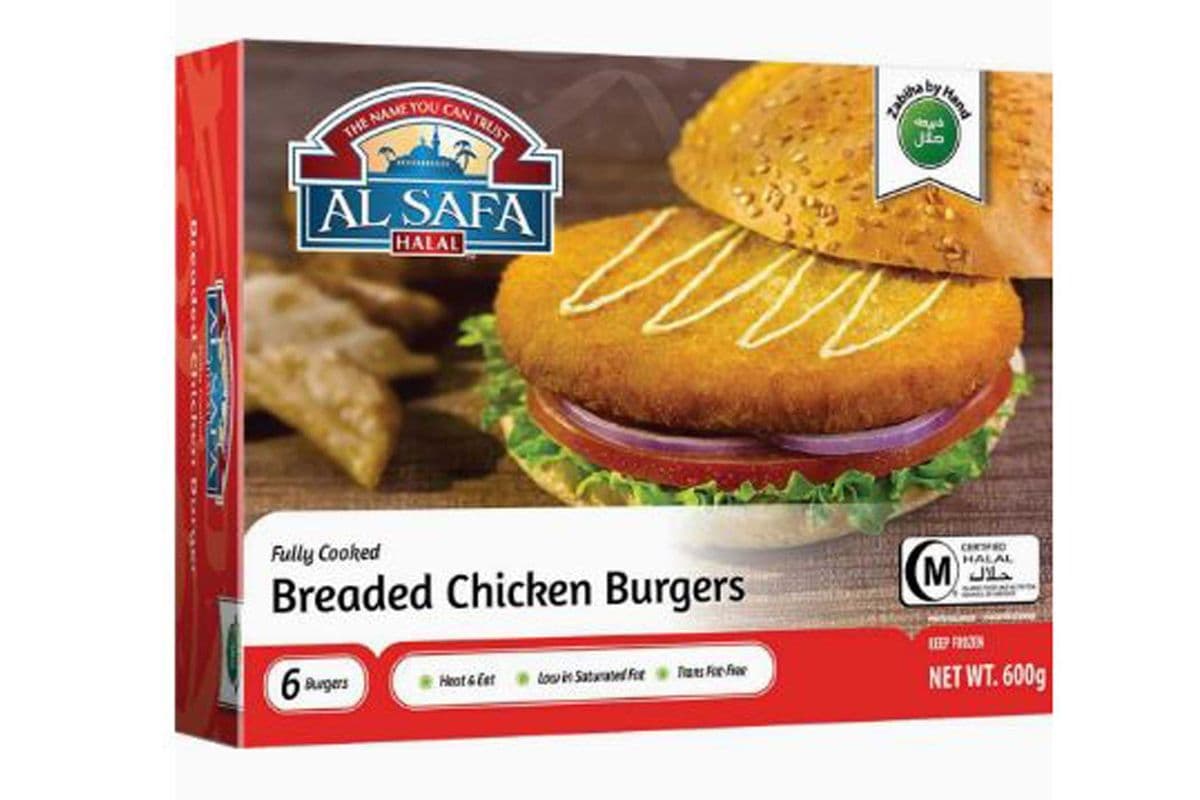 Al Safa Breaded Chicken Burger (6 pcs)