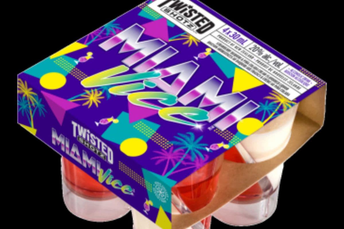 TWISTED SHOTZ - MIAMI VICE (4 x 30ML) (4 x 4*30ML )