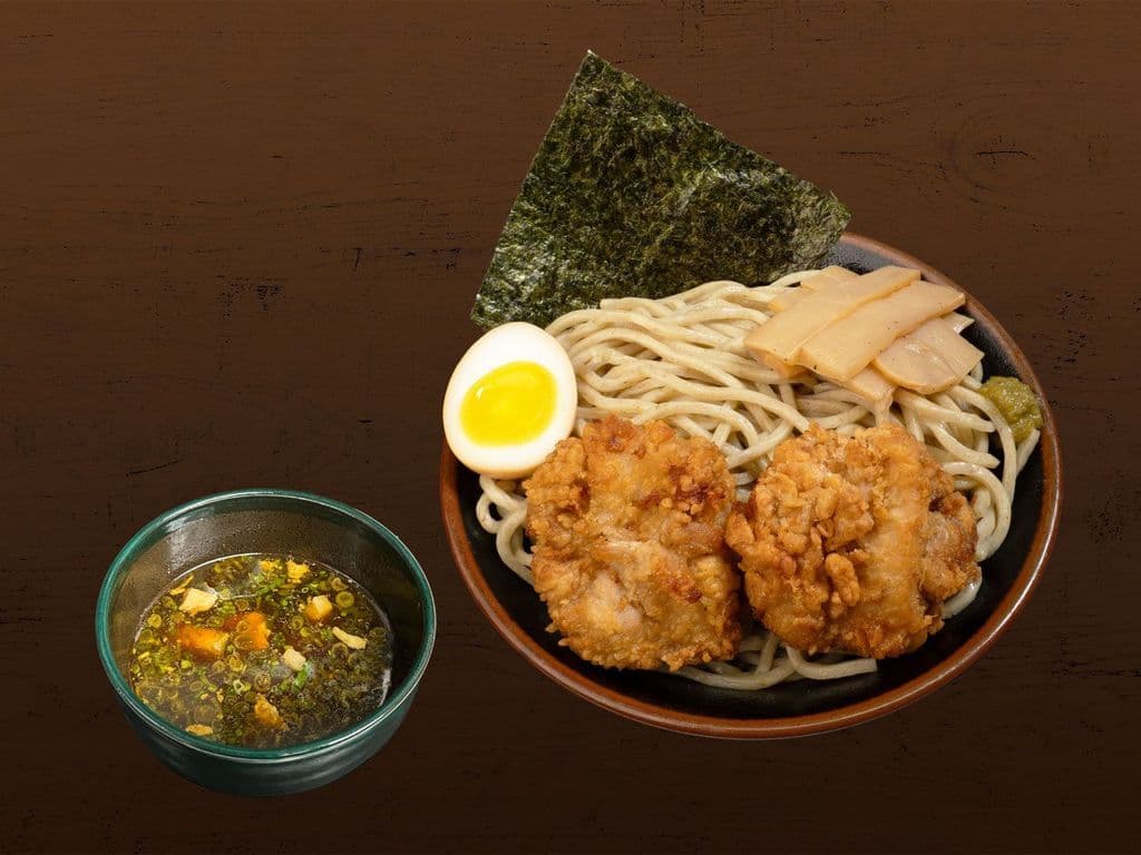 Shoyu tsukemen Karaage