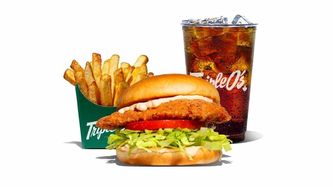 Spicy Ultimate Crunch Burger Combo
