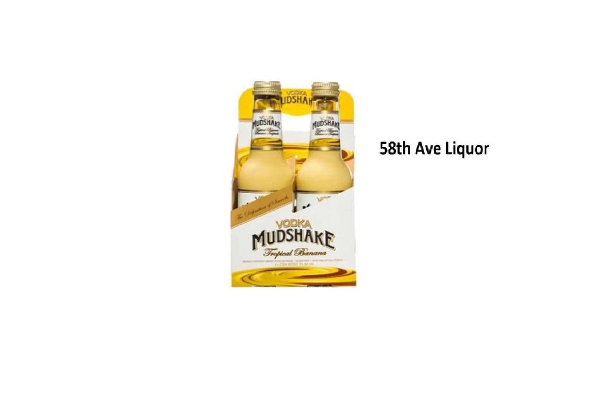 VODKA MUDSHAKE TROPICAL BANANA BOTTLES (1 x 4x270ML)