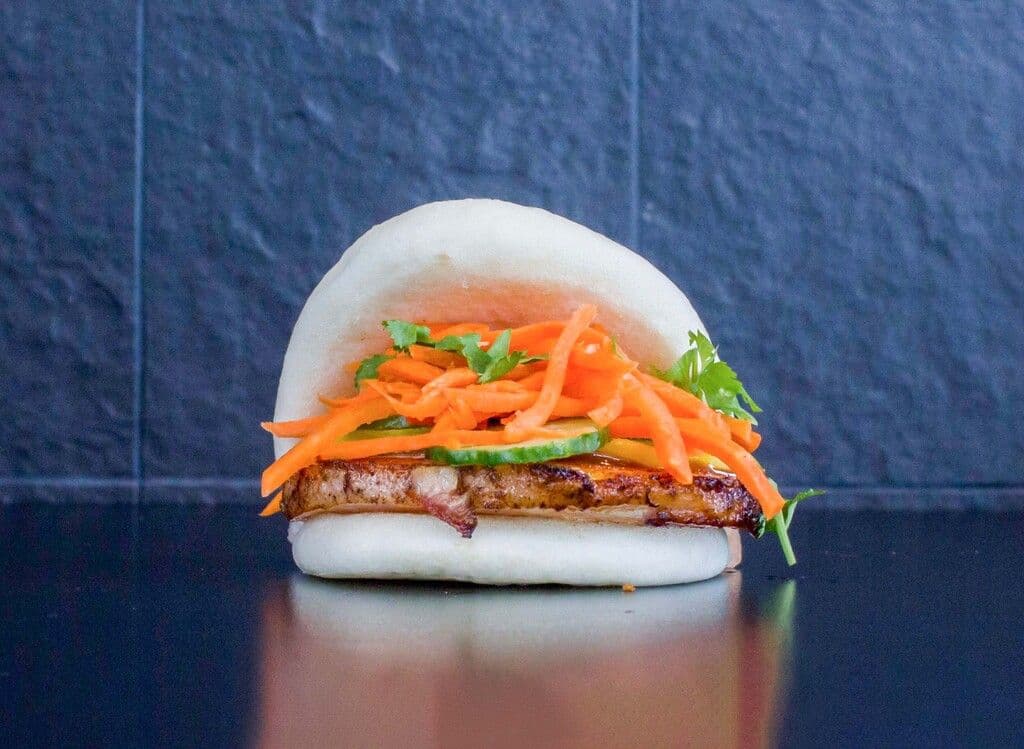 Five Spice Pork Belly Steamed Bao