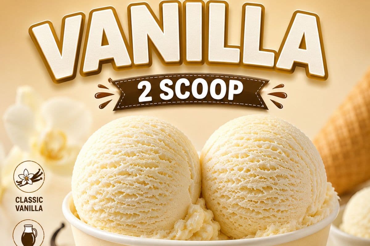 Vanilla 2 Scoop