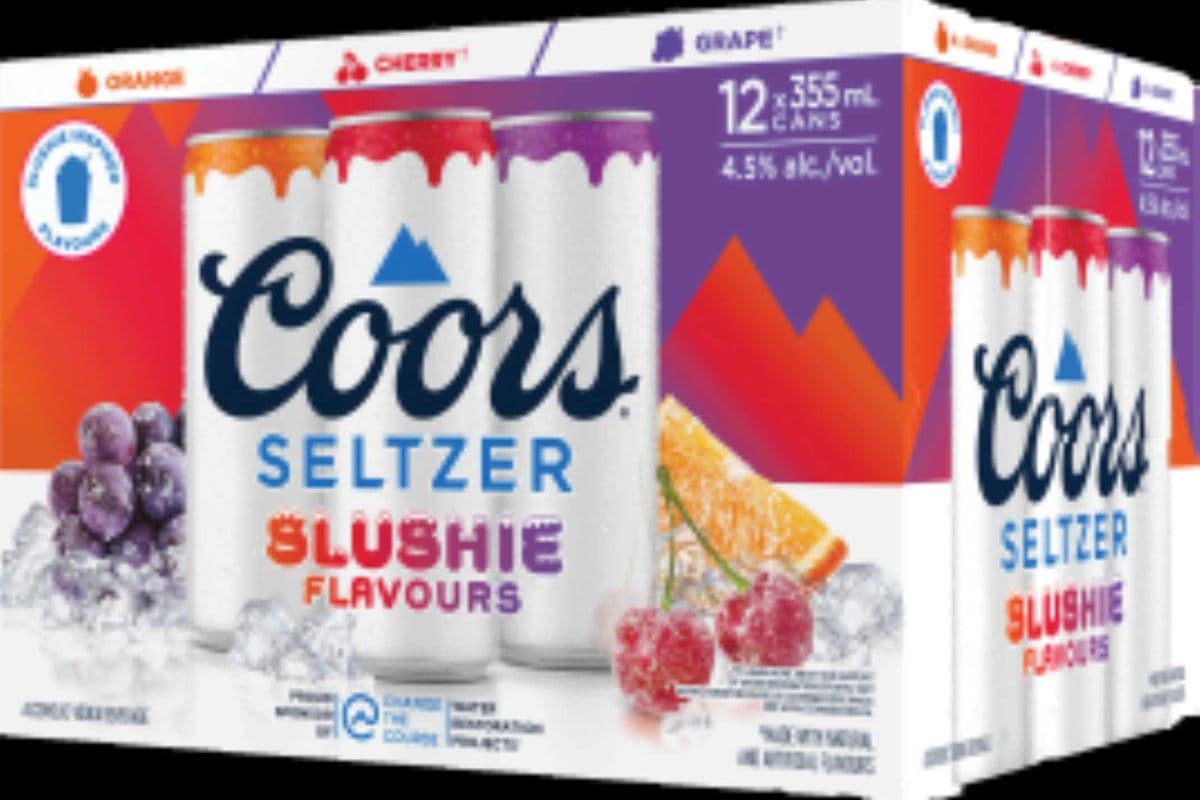 12C COORS SELTZER SLUSHIE (12 x 355 ML)