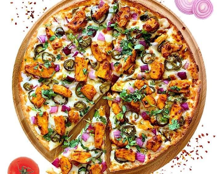 Butter Chicken Pizza