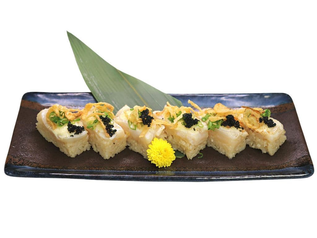 Seared Hokkaido Scallop Oshizushi