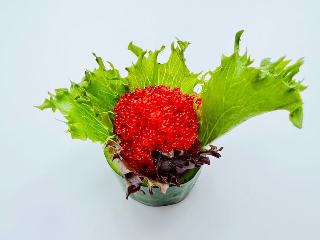 8S TOBIKO Caviar De poisson volant/ Flying Fish Roe Sashimis (1MCX Sans Riz / Without Rice)