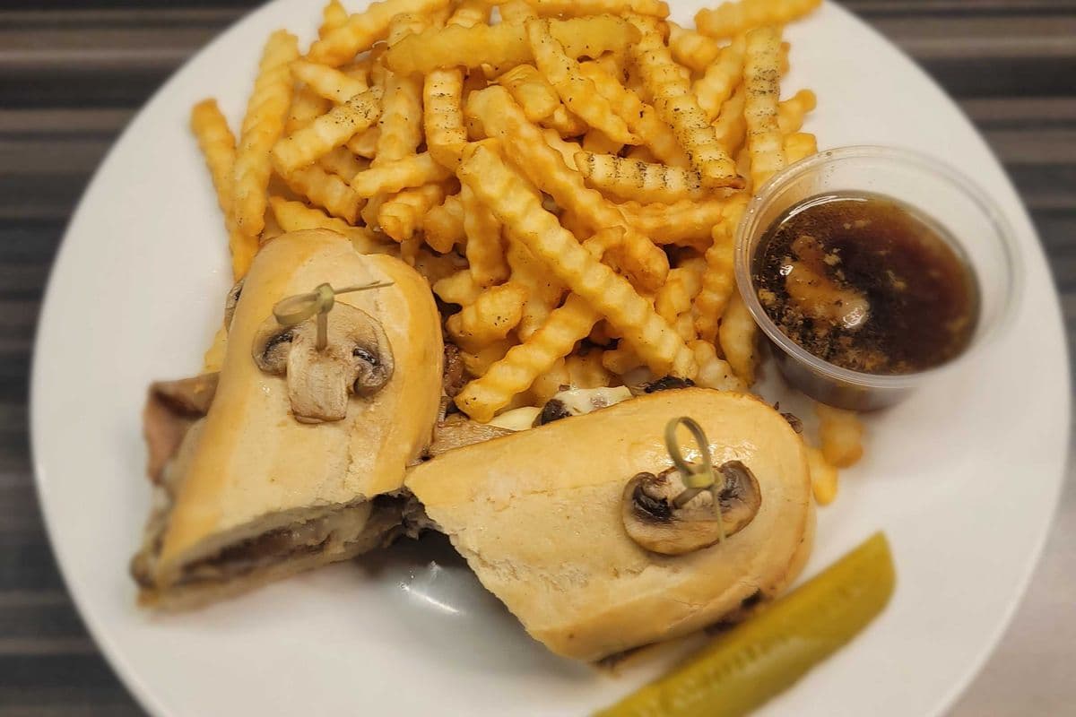 Mushroom Mozza Beef Dip