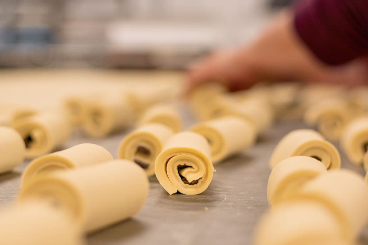 Chocolatines surgelées en paquet de 6