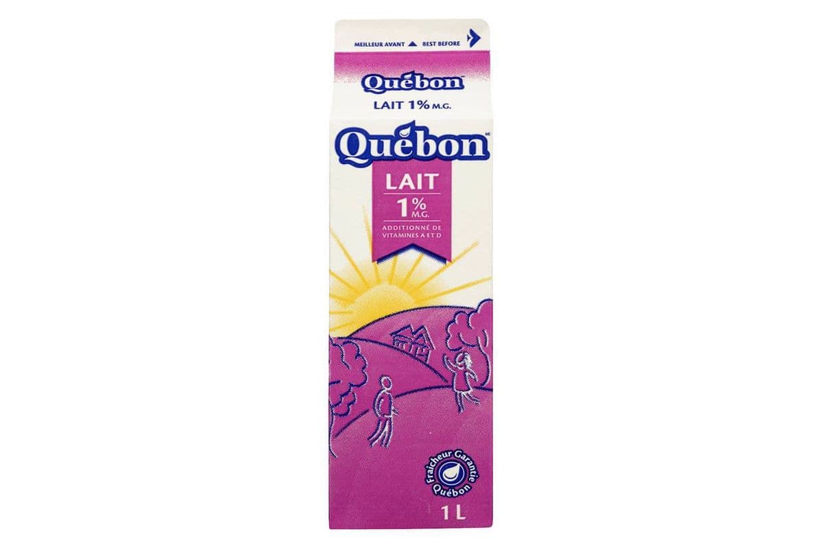 Québon - Lait / Milk 1 % (1 L)