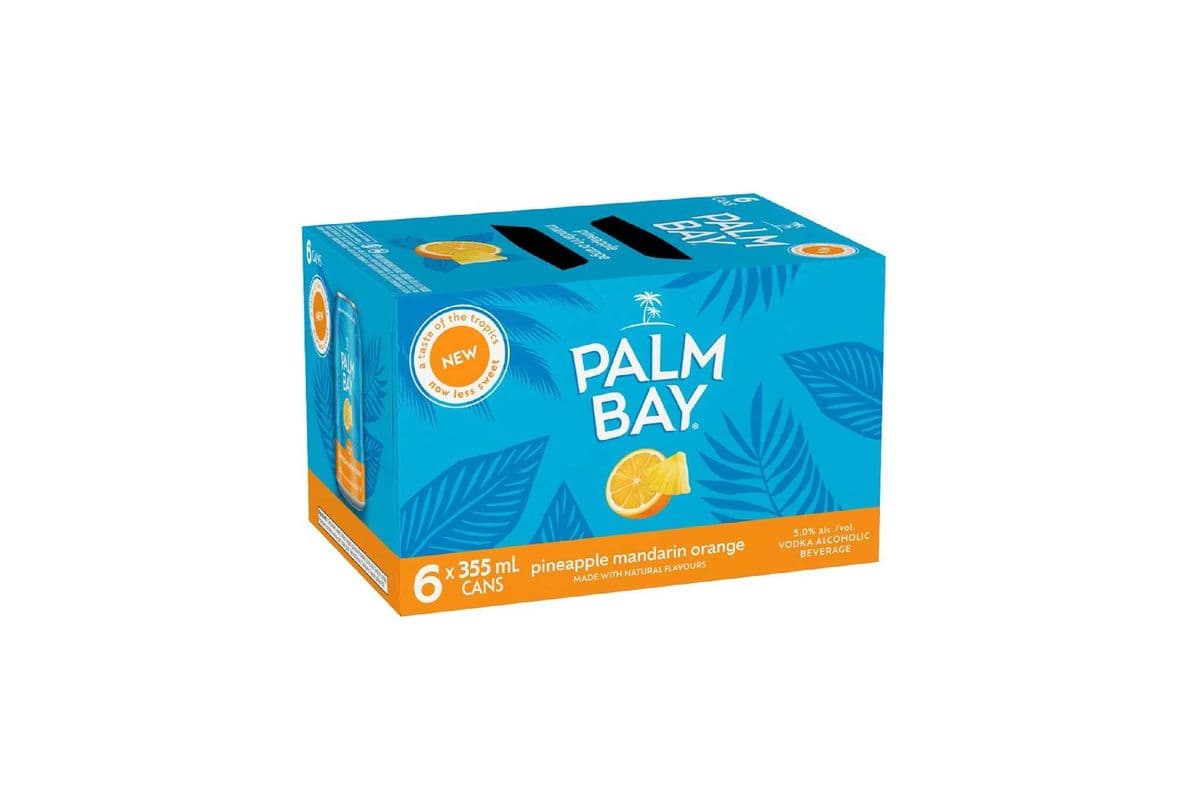 113994. PALM BAY PINEAPPLE MANDARIN ORANGE (6 x 355ML (CANS))