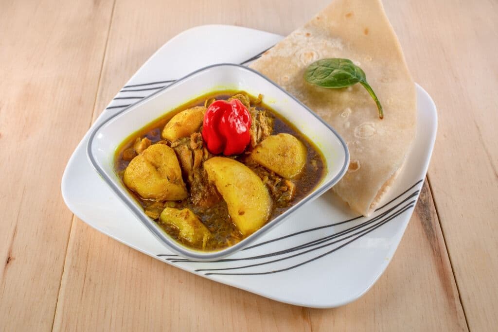 Curry Chicken Roti