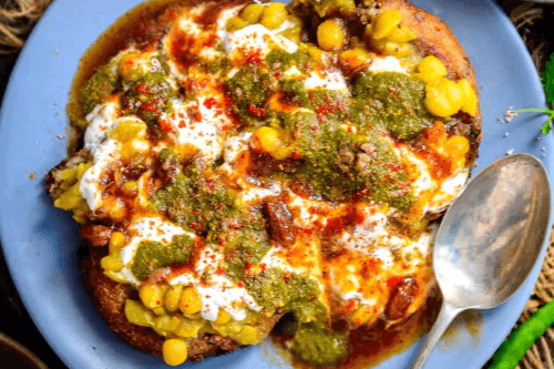 Aloo Tikki Chaat