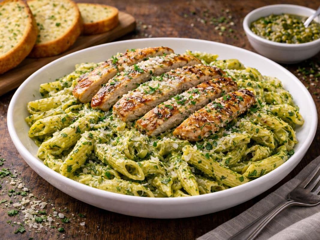 Pesto Chicken Penne Pasta