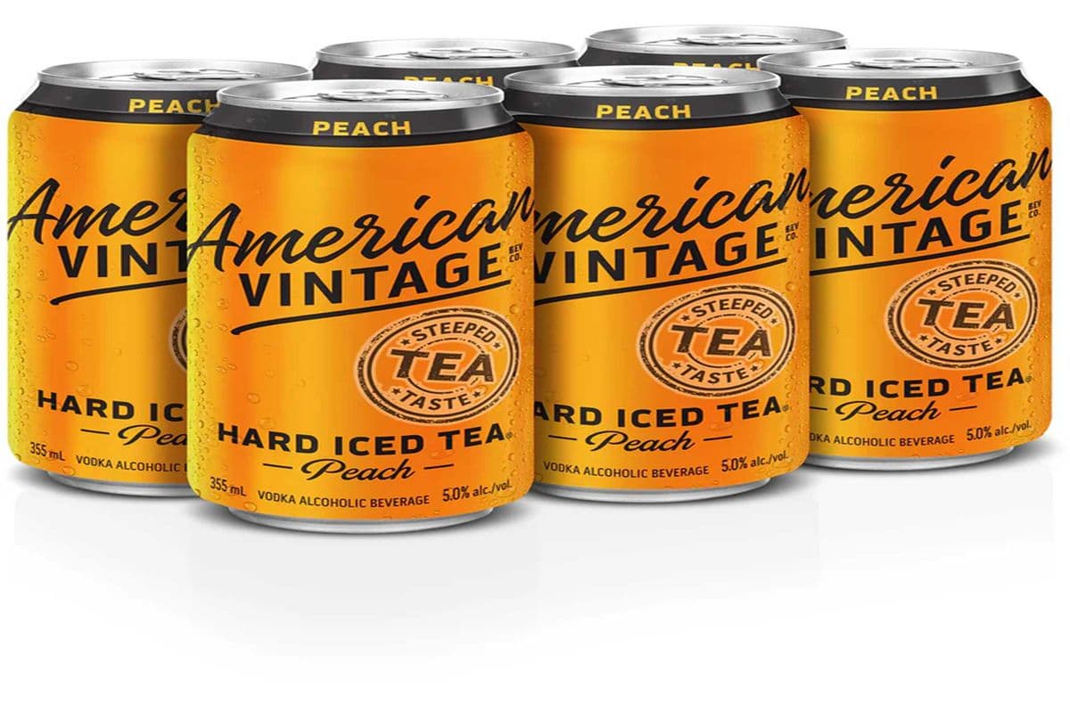 771462. AMERICAN VINTAGE HARD PEACH ICED TEA (1 x 6pc)