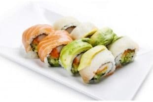 K2. Rainbow Maki Roll (8 pcs)