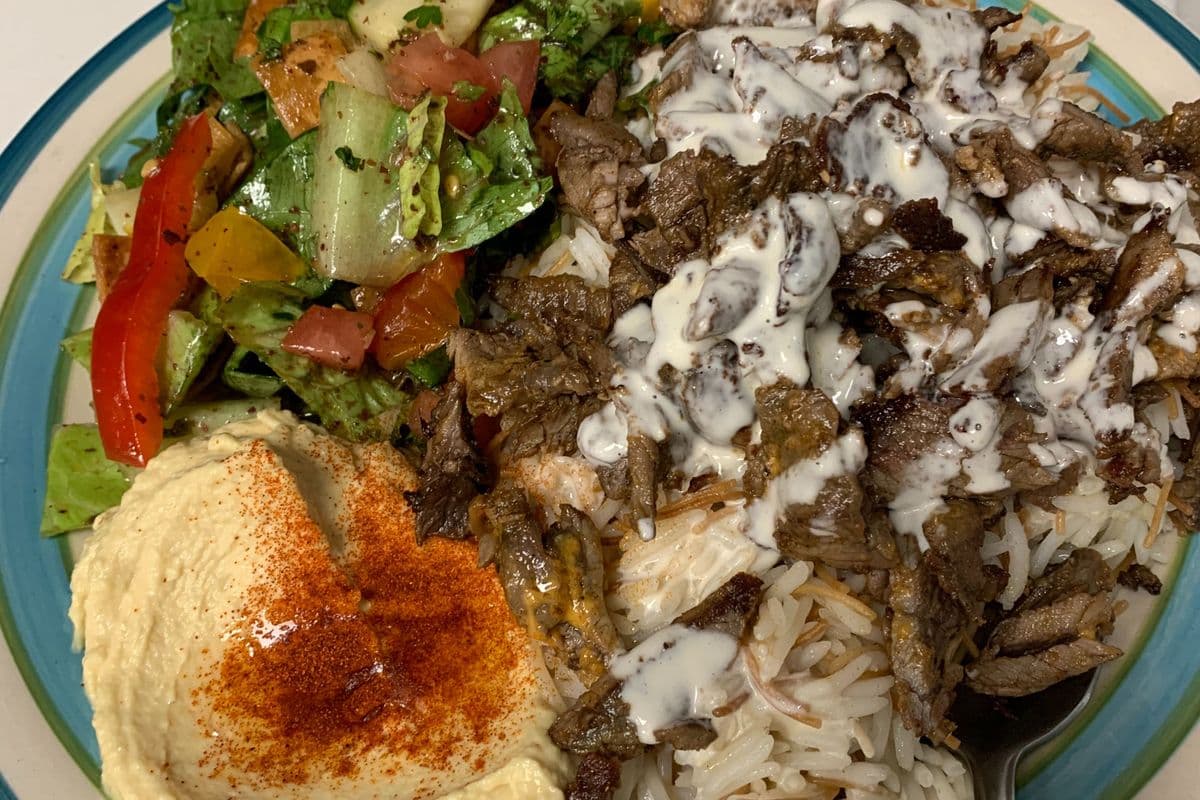 Beef Shawarma Plate