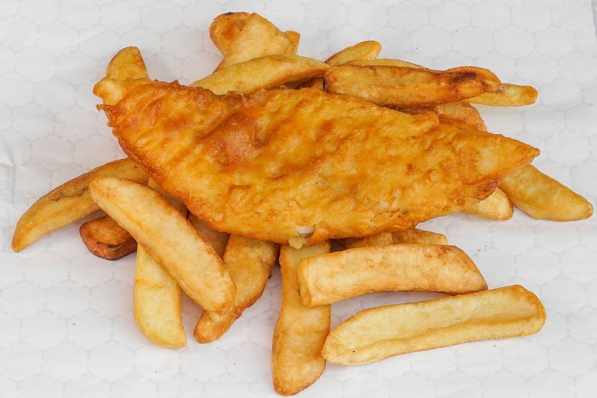 Halibut with Chips