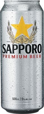 Sapporo Brewing Premium Lager, 500 ml