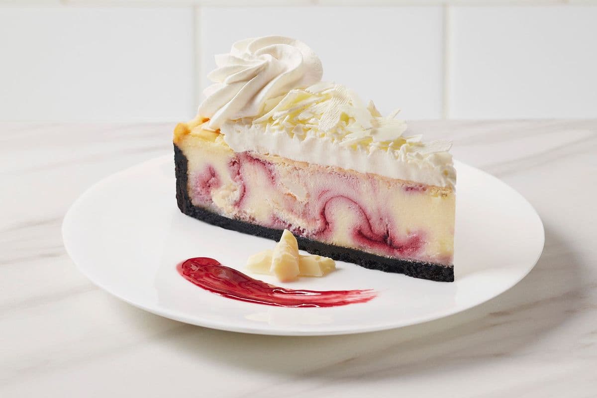 White Chocolate Raspberry Cheesecake