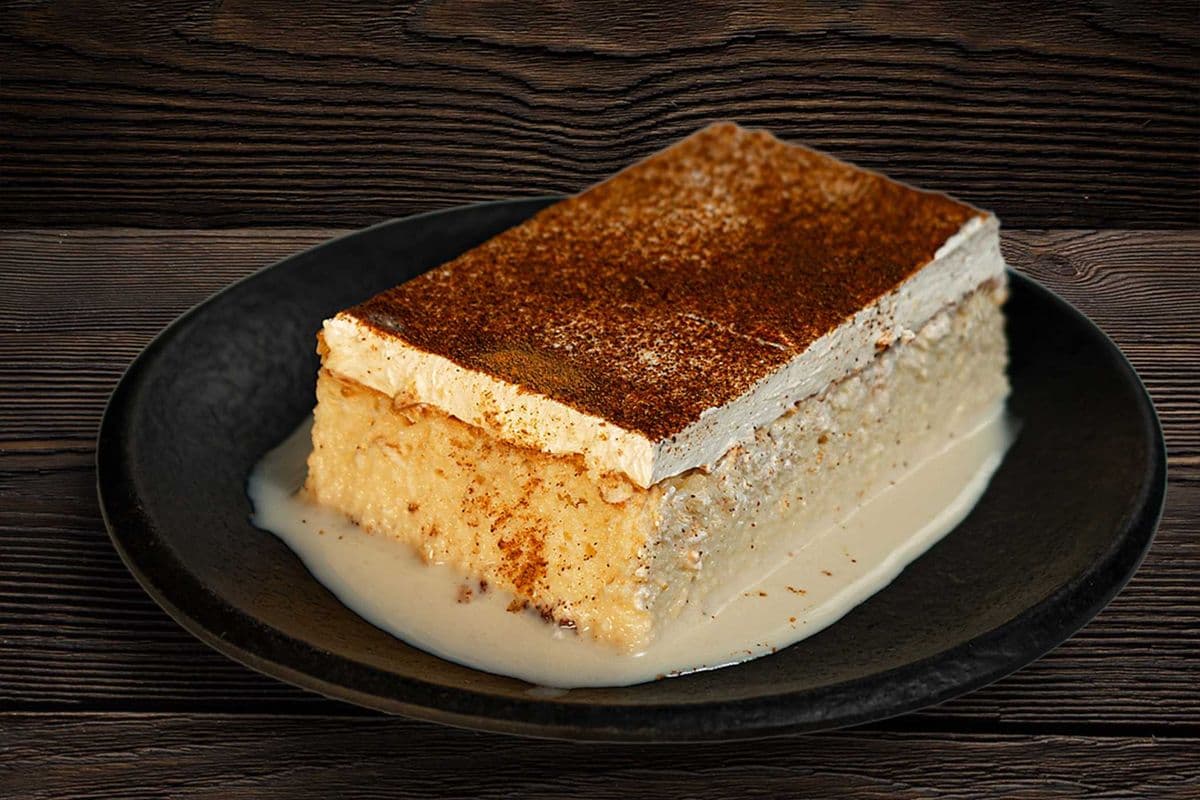 Tres Leches Cake Slice